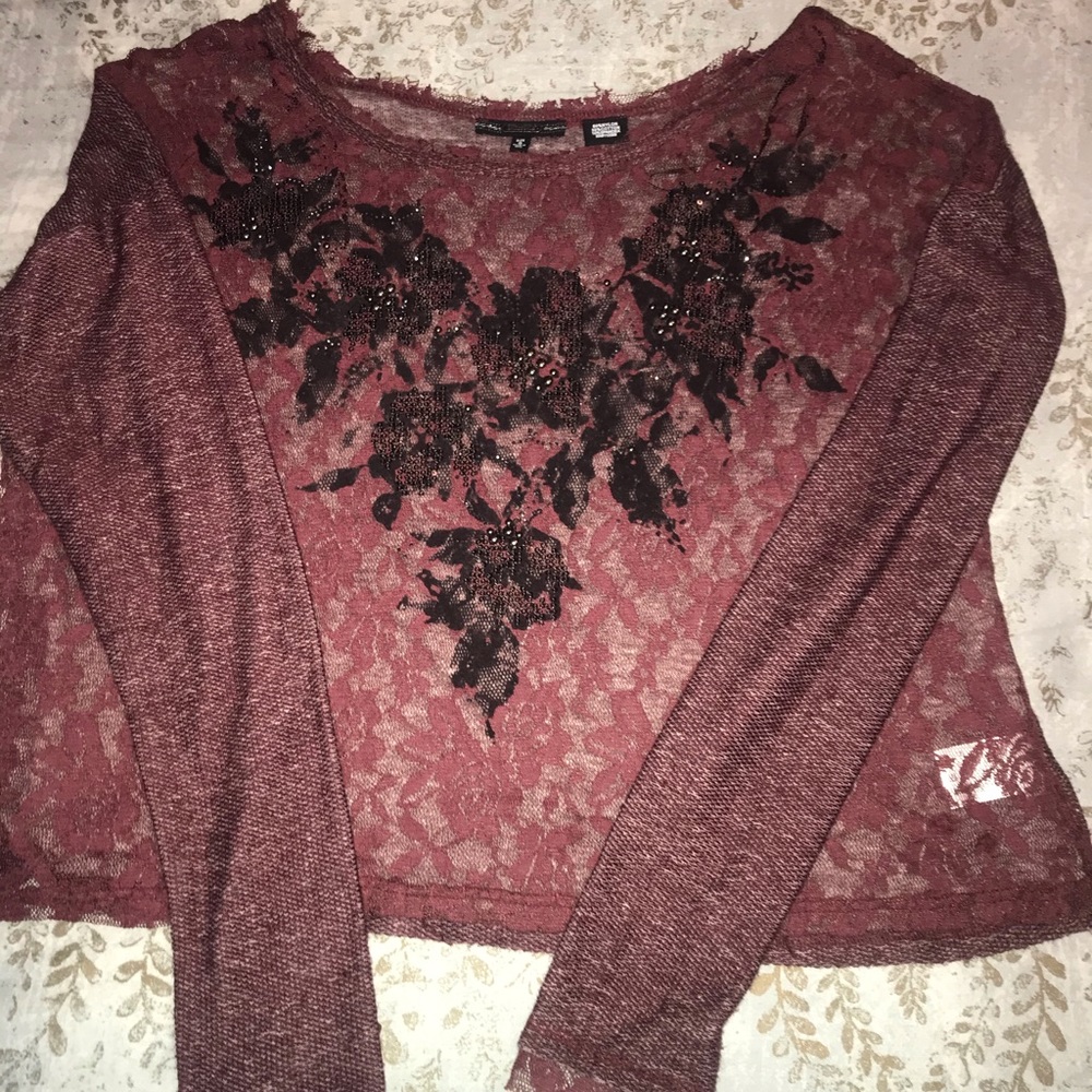 Miss Me buckle top small EUC